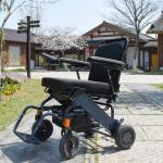 PU Tyre Electric Wheelchair Lightweight Foldable Multifunction