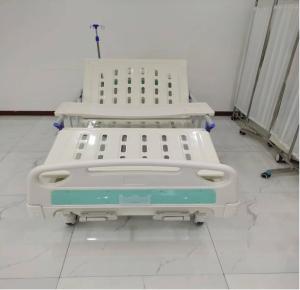 China CE Approved Hospital Nursing Bed Manual 2 Crank ABS 2 Function 200KG Load factory