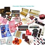 Personalised Selection Cardboard Chocolate Bar Packaging Bonbon Box For Macaroon