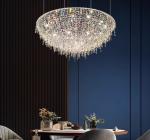 Egyptian Italian Style Light Luxury Crystal Chandelier Living Room High End