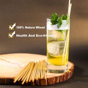 Compostable Biodegradable Paper Drinking Straws Naturally Antibacterial