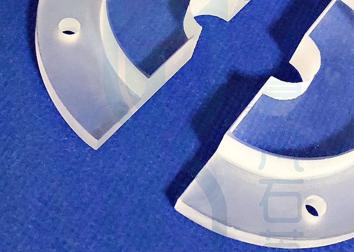 Thick Fused Polished 20/40 Quartz Glass Plates