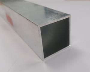 China Mill Finish Aluminum Square Tube Extrusion Profiles In 2mm Thickness Customized factory