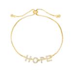 Initial 18k Gold Jewelry Personalised Zircon Letter Name Bracelet