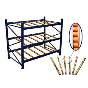China Industrial Warehouse Carton Flow Rack Powder Coating 100-1000 Kgs Per Bed Light factory