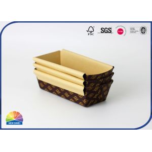 China 4c Print Cardboard Pallet Box Baking Pans Disposable Bread Pan on sale