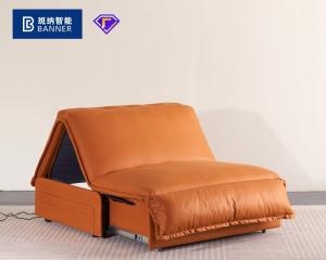 China BN Stretching Function Sofa Bed Living Room Household Single Folding Sofa Bed Technology Cloth Electric Sofa Bed factory