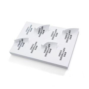 China Inside Cutting Adhesive Tag Paper Matte Sticker Blank A4 factory