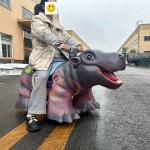 Animatronic Electric Dinosaur Ride on Scooter for Shopping Mall
