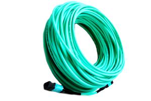 China OM4 50/125 10m 12 Core MPO Fiber Cable Premise Installation factory