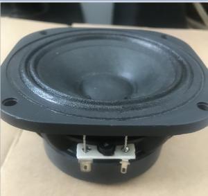 China 4 Inch Small Speaker Car Audio Woofer , Slim Subwoofer Car Audio In Black factory