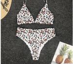 Womail Alluring Biquini Leopard Printed Bikini Push-Up Padded Swimwear Women's