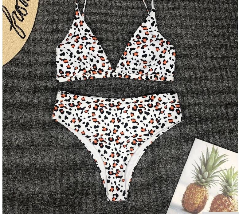 Womail Alluring Biquini Leopard Printed Bikini Push-Up Padded Swimwear Women's