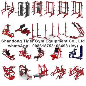 China Gym Fitness Equipment Squat Machine / hack squat / Squat High Pull / Belt squat rack / Hydraulic circuit squat factory