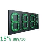 RS485 5000mcd 24in Led Gas Station Signs Iron Cabinet