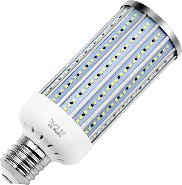 SMD2835 LED Corn Bulb Lights 85-265V AC, 100-277V AC, No Flicker, Dimmable, 90