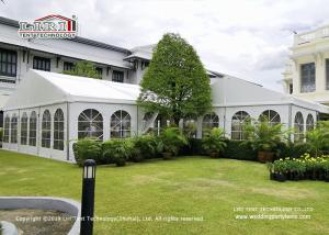 China Self - Cleaning Ability Transparent Party Wedding Marquees With Windows factory