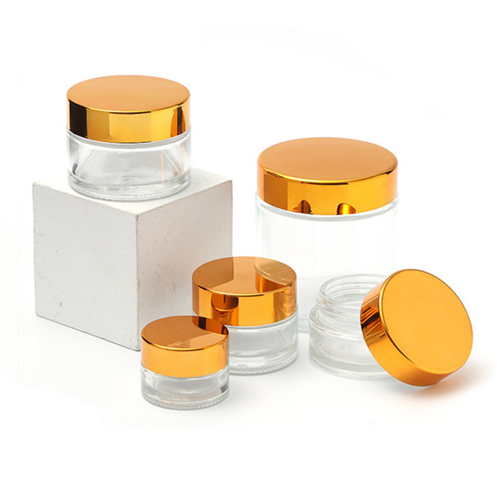 43MM Custom Aluminum Plastic Bottles Caps Cosmetic Round Bottle Lid Anti Rust