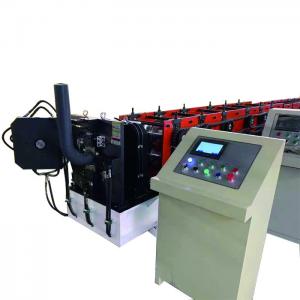 China JCX Rain Gutter Roll Forming Machine 10-15m/min 0.5-0.8mm Thickness factory