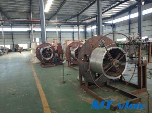 China ASTM B704 Super Long Welded Coiled Nickel Alloy Tubing For Oil Field factory
