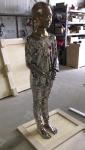 Stainless Steel Sculpture Figure Statue-Reflection