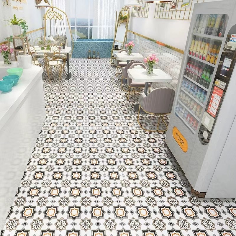 Interior Floor Tiles For Bathroom And 200x200mm Beige And Brown Ceramic Rustic Tile For Bedroom