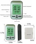 Digital Weather Station And Wireless Wall Mounted Room Thermometer Clock