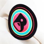 Personalized Printing Custom Football Team Club Logo 3D Flock Heat Transfer