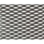 Heavy Duty Steel Grill Expanded Metal Sheet , Diamond Metal Mesh In Silver
