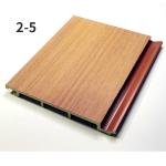 Commercial WPC Wall Cladding Anti Slip Exterior Synthetic Wood Cladding