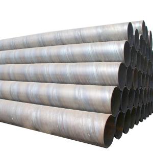 China API 5l x52 ssaw Spiral Welded Steel Pipe with 12M Length Non-oiled Hot Rolled Carbon Spiral Steel Welded Tube from Chinese factory