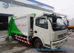 4cbm--6cbm Garbage Compactor Truck Dongfeng Chassis 4x2 Q235 Carbon Steel Tank