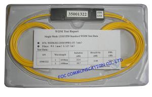 China ABS Package Wavelength Division Multiplexer for Transmitters and Fiber Lasers factory