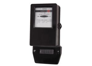China Black Accuracy 2.0 Three Phase Energy Meter With Glass Window Bakelite Base factory