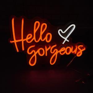 China Hello gorgeous custom wedding neon sign vasten neon letter signs factory