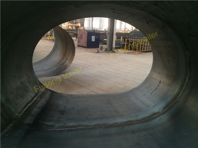 Professional V Type Cement Tanker Semi Trailer Optional Volume 3 X 13 Ton Axles