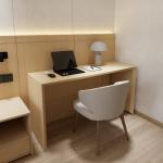High Grade Hotel Bedroom Furniture Artificial Leather Eco - Friendly Panel