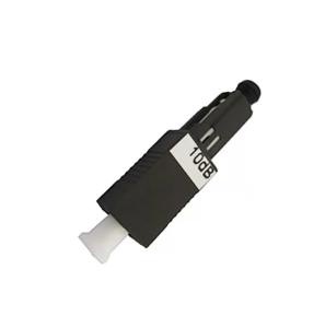 China Black MU SM Plug In Fixed Optical Attenuator 100W VOA Attenuator factory