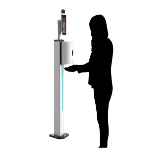 China All In One 1000ml Contactless Sanitizer Dispenser Face Recognition factory