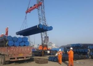 China API 5L Steel Electrical Resistance ERW Welded Pipe In Bare / Painting Surface factory