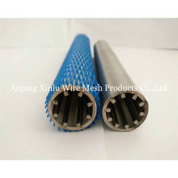 V-Shape Wedge Wire Free-Flow Well Screen Pipe for Waterwell and Environmental