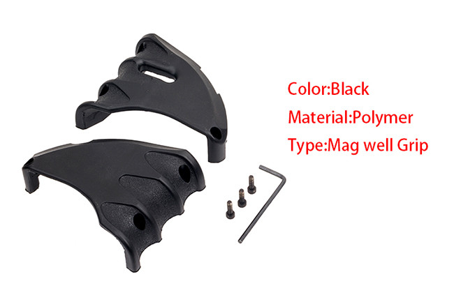 M4 / M16 Mag Well Grip Magazine Finger Grooves Adapter / Hunting Accessories