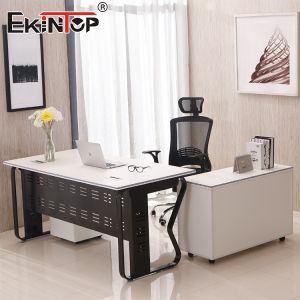 Modern Style Home Office Desk Designer Desk With Cabinet