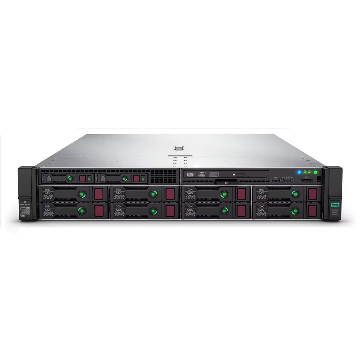 DL380G10 8SFF Rack Server 5318Y*2 CPU 32G*8 1.92SSD*4 MR216I-A*1 1600W*2 Private
