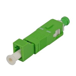 China ROHS Fiber Optic Sc Male To Lc Female Adapter Coupler For Data Transmission factory