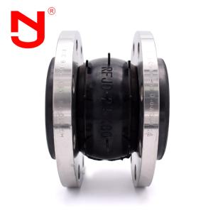 China DN100 Single Sphere Rubber Expansion Joint SS304 Metal Flanged Rubber Expansion Joint factory