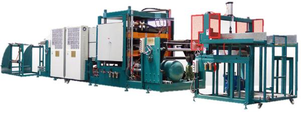 PLC Forming Polystyrene Production Line 1000X1250 Forming Area With Hydraulic