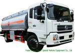 Large Capacity Oil Tanker Truck , Fuel Delivery Tankers With DFA Chassis