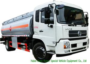 China Large Capacity Oil Tanker Truck , Fuel Delivery Tankers With DFA Chassis factory