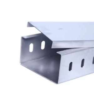 China Corrosion Resistance Wall Mounted Galvanized Steel Cable Tray with Ventilation Holes factory